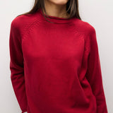 Maple Sweater in Red