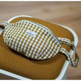 Cotton Fanny Pack in Vichy Camel