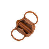 Anahi Recycled Vegan Bag in Saddle