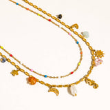 Ninah Layered Charm Necklace