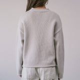 Gillian Rollneck Sweater in Cream