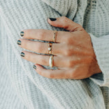 Ridged Gold Ring