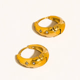 Solira Star Hoop Earrings