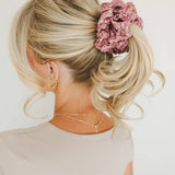 The One Scrunchie in Cranberry Rose