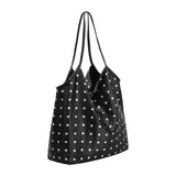 Cathy Polka Dot Tote Bag in Black