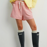 Lo Fi Shorts in Red