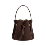 Laguna Recycled Vegan Suede Bag in Chocolate