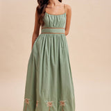 Estrella Dress in Sage