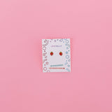 Strawberry Flat Back Kids Earrings