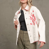 Folklore Jacket in Cream