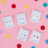 Orange Flat Back Kids Earrings