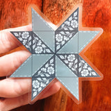 Quilt Star Sticker