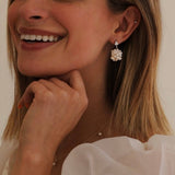 Elle Pearl Cluster Earring