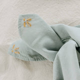 Rodeo Cotton Bandana in Blue/Mustard