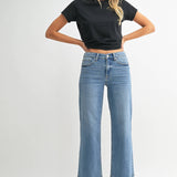 Laurel Relaxed Vintage Straight Legs in Medium Wash