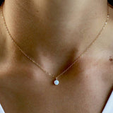 Opal Drop Necklace