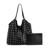 Cathy Polka Dot Tote Bag in Black