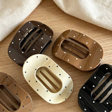 Flat Claw Clip in Dot