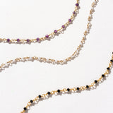 Everyday Collar Necklace in Black Onyx