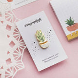 Snake Plant Enamel Pin