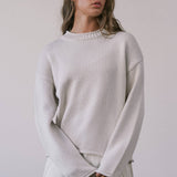 Gillian Rollneck Sweater in Cream