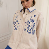 Folklore Jacket in Sky