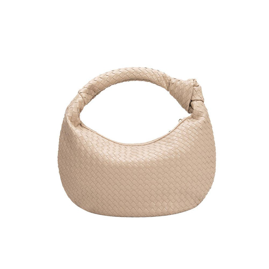 Drew Small Recycled Vegan Top Handle Bag in Bone