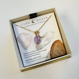 Celestial Being Necklace in Amethyst