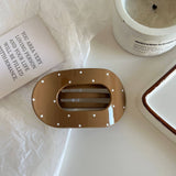 Flat Claw Clip in Dot