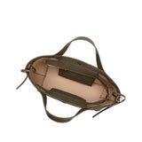 Jill Recycled Vegan Suede Tote Bag in Olive