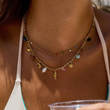 Ninah Layered Charm Necklace