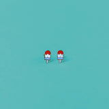 Popsicle Flat Back Kids Earrings