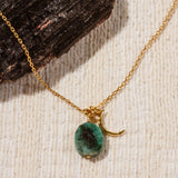 Celestial Being Necklace in Emerald