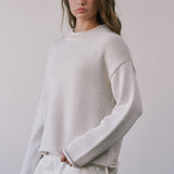 Gillian Rollneck Sweater in Cream