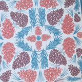 Pine Cone Bandana in Blue
