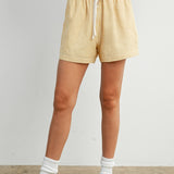 Lo Fi Shorts in Yellow