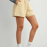 Lo Fi Shorts in Yellow