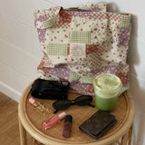 Flower Patch Wide Tote