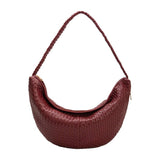 Raquel Recycled Vegan Hobo Bag in Cranberry