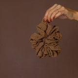 Mocha Jumbo Scrunchie