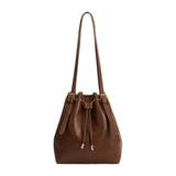 Sally Recycled Vegan Shoulder Bag in Espresso