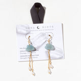 Cloud Nine Earrings in Aquamarine