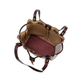 Sally Recycled Vegan Shoulder Bag in Plum