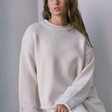 Gillian Rollneck Sweater in Cream