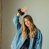 Chunky Cheetah Jumbo Scrunchie