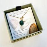 Celestial Being Necklace in Emerald