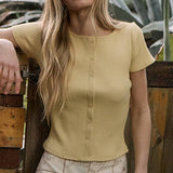 Barnett Tee in Dandelion