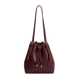 Sally Recycled Vegan Shoulder Bag in Plum