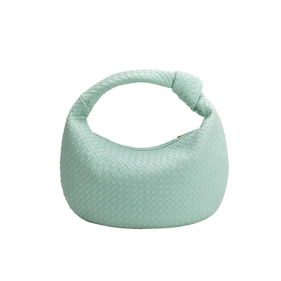 Drew Small Recycled Vegan Top Handle Bag in Seafoam
