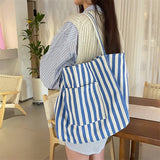 Everything Tote in Blue Stripe